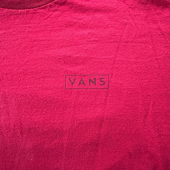 Vans Emblem Checkerboard Long Sleeve Crewneck Skate Pullover Tee Off the… - Picture 6 of 12